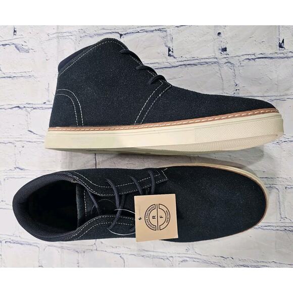 Reserved Footwear MENS SIZE 7.5 RF1207 Chukka Shoes Boots Navy Blue $118 - Picture 3 of 12